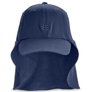 Coolibar UPF 50+ Men's Women's Hayden Chlorine Resistant All Sport Hat Navy